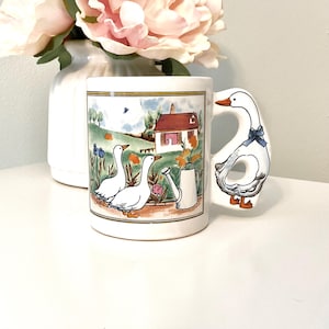 vintage goose handle mug.