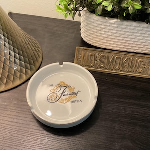 vintage luxury hotel ashtray.
