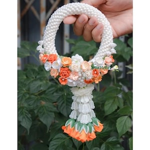 Artificial Jasmine Flower Garland: Thai Handmade Mala, Buddhist Offering , flower wedding , Mother&#39;s Day