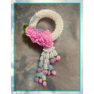 Handmade Artificial Jasmine Garland: Thai Phuang Malai Mother days, wedding flowers