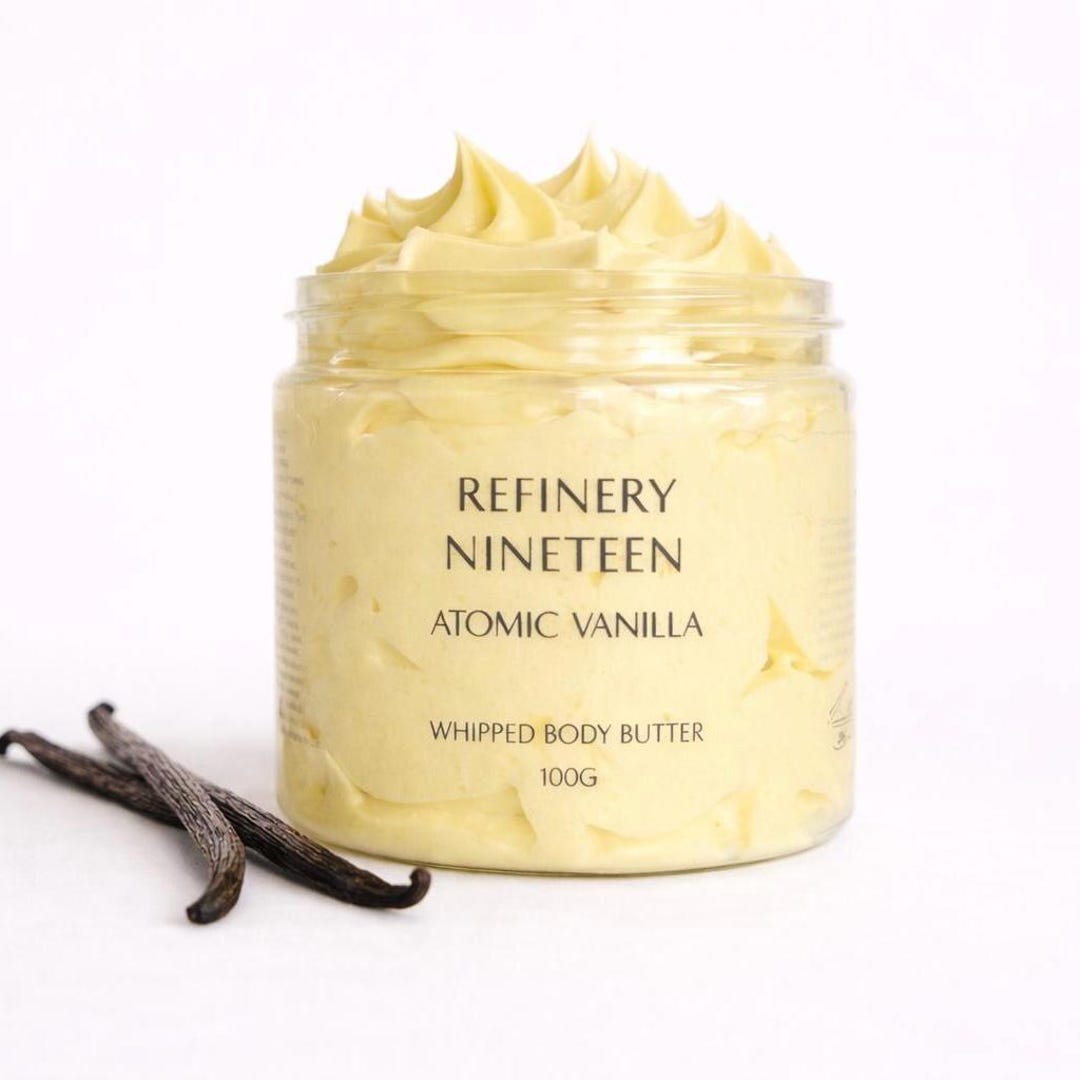Atomic Vanilla Whipped Body Butter 100g – Gourmand Vanilla Scent ...