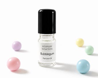 Bubblegum Roll on Perfume Oil | Sweet Candy Perfume | Gourmand Fragrance | Bubblegum Scent | Fruity Vanilla Alcohol Free