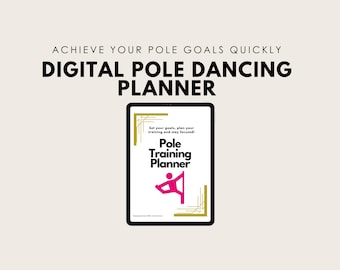 Pole Dance Trainingsplaner: Fitness & Fortschritt Tracker (Digitales PDF Format)