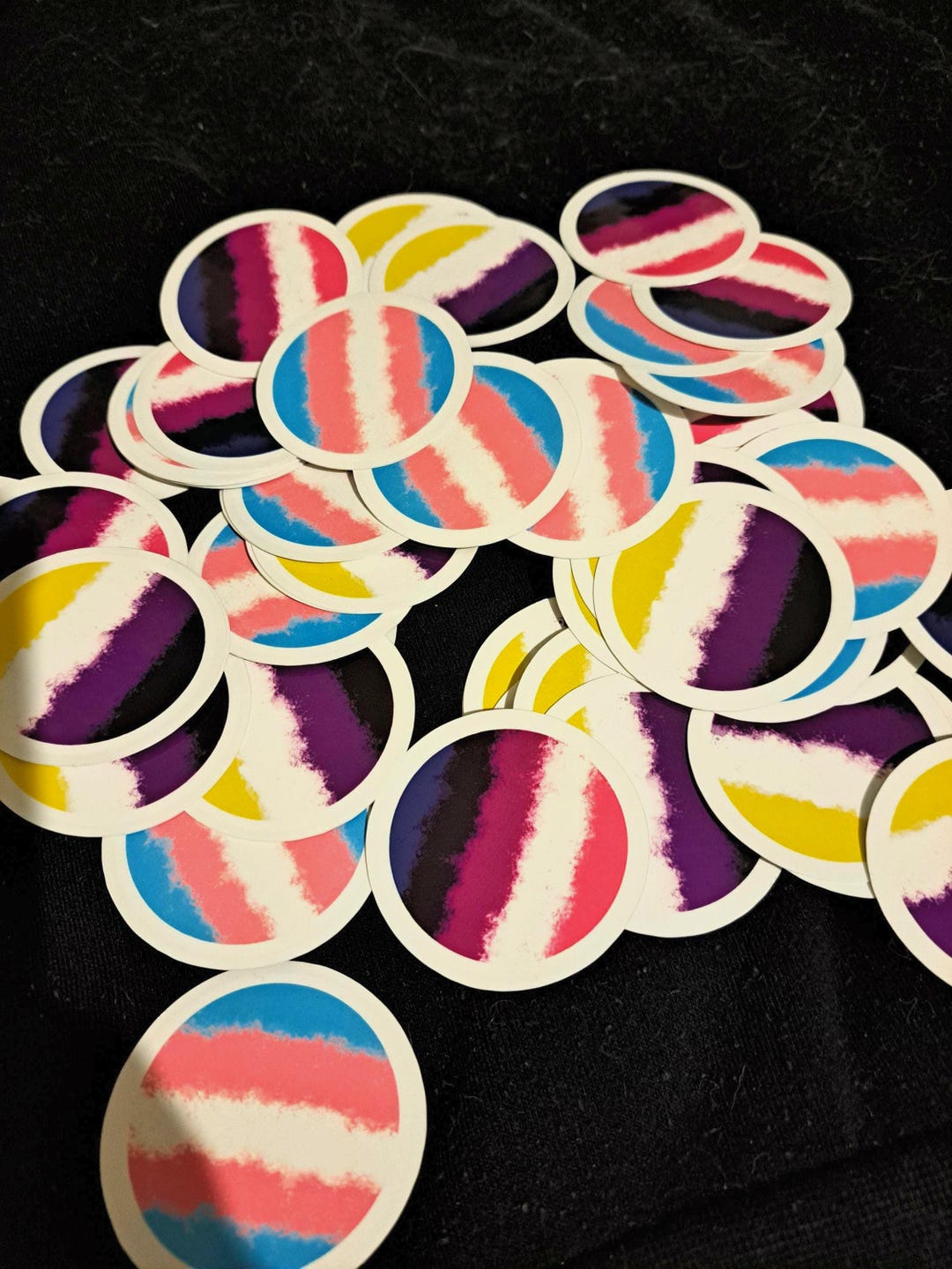 Blood Splat Sticker Gender Blood Splatter Pride Stickers - Etsy