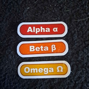 Alpha, Beta, Omega - Omegaverse Stickers