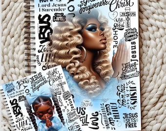 Mommy & Me Faith Journal Covers, christliche digitale Kunst (PNG)