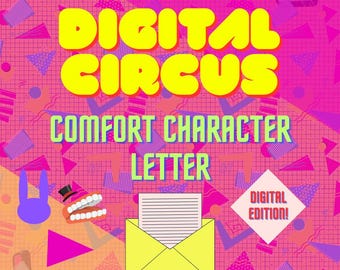 Letras de caracteres personalizadas padrão TADC ~ Digital Circus (edição para download digital)