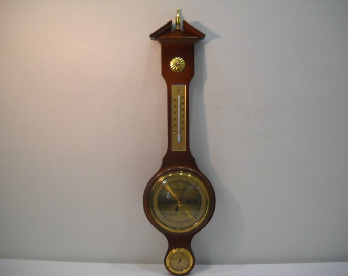 Vintage Changeable Barometer, Thermometer & Hygrometer From Western
