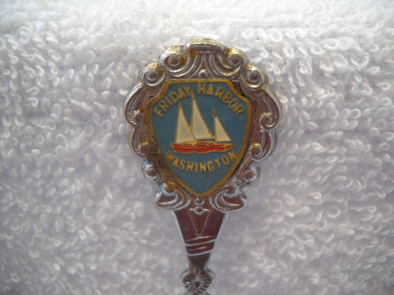 Friday Harbor Washington State Souvenir Spoon Free Shipping