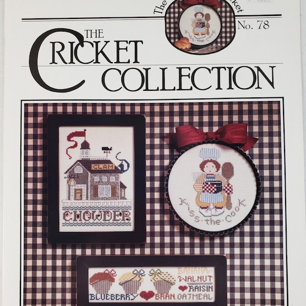 Cricket Collection Cross Stitch Etsy