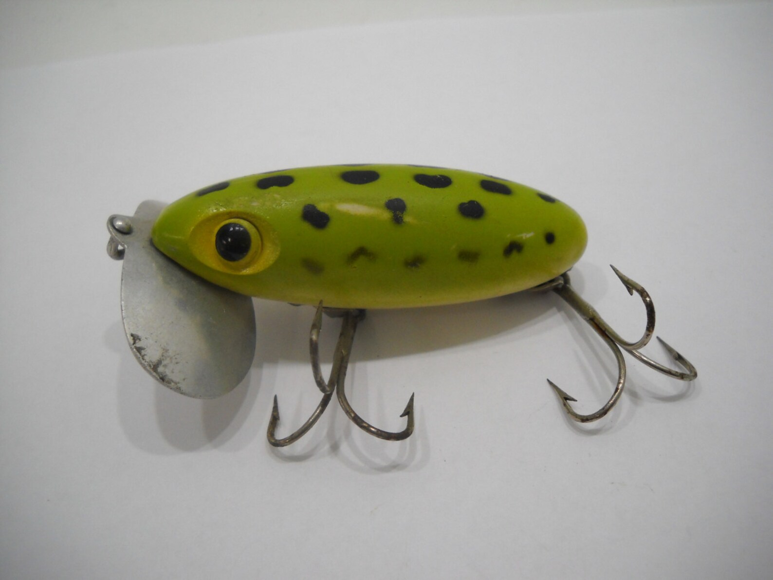 Vintage Fred Arbogast Jitterbug Fishing Lure Frog Color Etsy