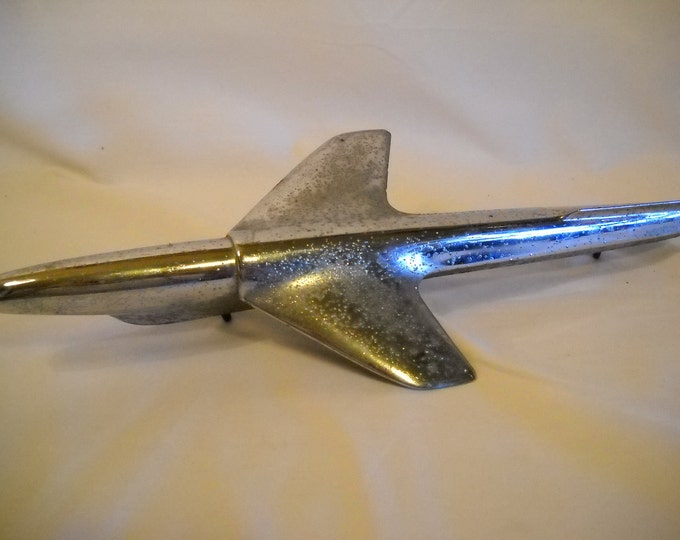 Vintage Chrome Airplane Hood Ornament GMC 1950's Etsy
