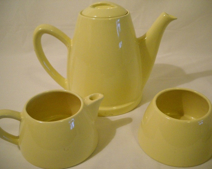 Heatmaster Teapot With Cream and Sugar Set Made in England 5060's Etsy