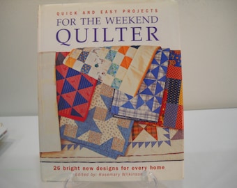Quick And Easy Projects For The Weekend Quilter Hardcover Book Free Shipping
