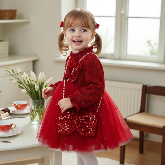 christmas party dress velvet Red JENNIE MYAN ATELIER Imported. Velvet Christmas Dresses for Luxe
