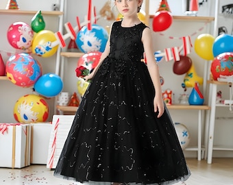 luxury dresses for girls formal parties Princess Dress Birthday Party for Kids Girls Formal Evening Child Vestidos Prom Maxi Dresses Luxury Gowns Elegant 4 To 14 Years