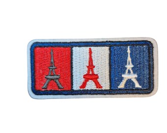 Parijs - Eiffeltoren - Frankrijk Opstrijkbare patch Naai de transferbadge.