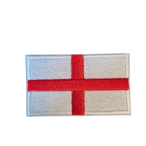 English Flag Iron on Patch Sew on Transfer England Flag St George Patch