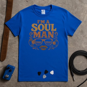 Soul Man T Shirt Retro Funk Style Shirt for Music Lovers and Soul Fans