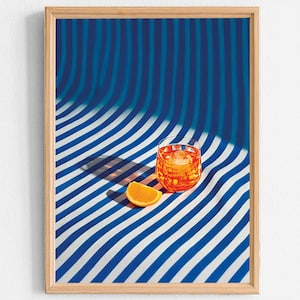 Cocktail Spritz – Downloadable poster, Wall decoration, Photography, design poster, digital poster, aesthetic poster