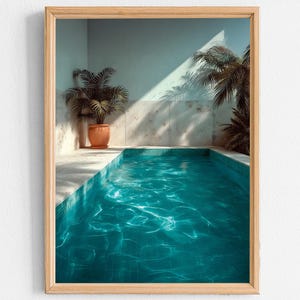 Swimming pool – Downloadable poster, Wall decoration, Photography, design poster, digital poster, aesthetic poster