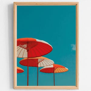 Parasols – Downloadable poster, Wall decoration, Photography, design poster, digital poster, aesthetic poster