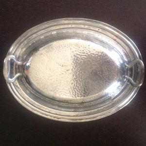 Vintage Silverplate Oval Covered Serving Dish