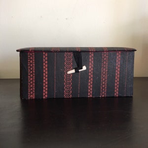 Vintage Japanese Paper Box  / Hand Made Paper Box / Japanese Box / made in Japan