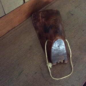 Antique Wooden Shoe Form / Wooden Shoe / Paper Weight / Wall Decor