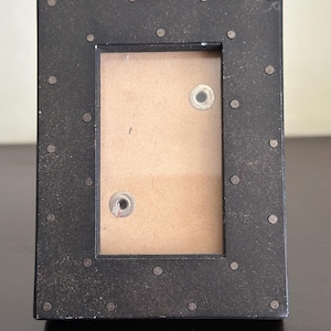 Wood and Metal Photo Frame / Square Photo Frame
