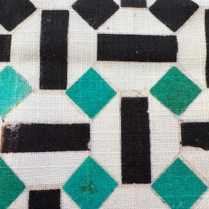 Real Alcazar Sevilla Decorative Cotton Pillowcase 45cmx45cm / Tilework Design from Real Alcazar Sevilla Spain