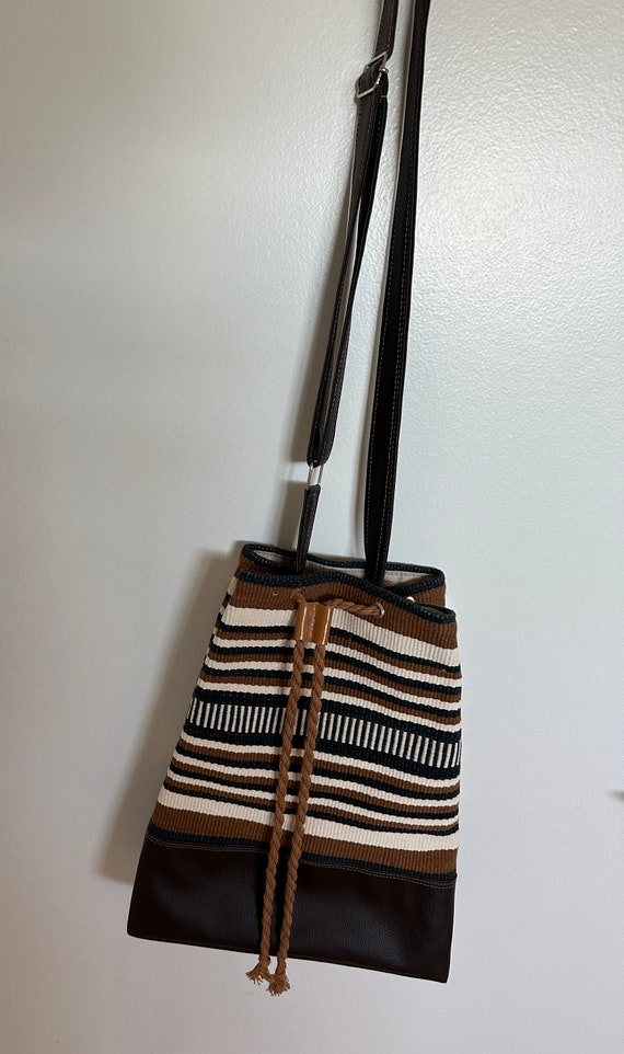 Hand Woven Textile Shoulder Bag / made in Parugway