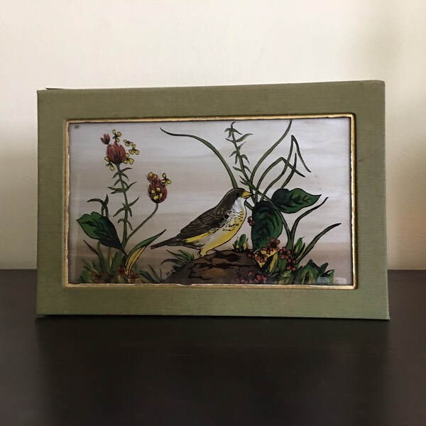 Vintage Reverse Glass Paintings - Etsy