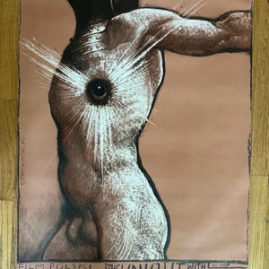 1980 Original Polish Movie Poster | Chevalier | Franciszek Starowieyski | Polish Poster Art