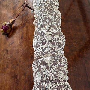 lace dresser scarves Cotton Crochet Lace Rectangular Table Runner Dresser Scarf Doilies 24*180cm,Style:Style 1;