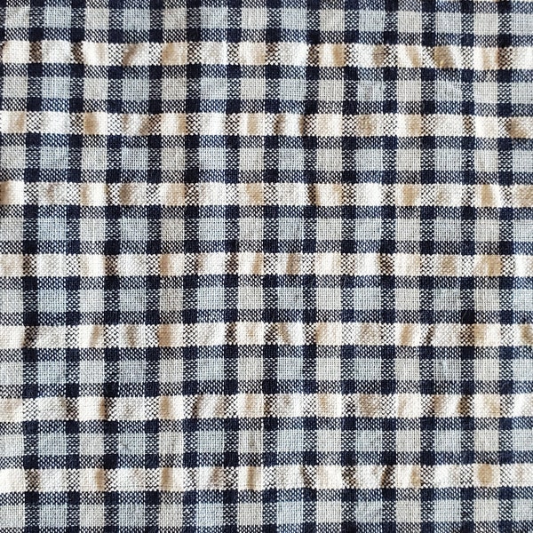 White Polyester Seersucker Fabric Latino