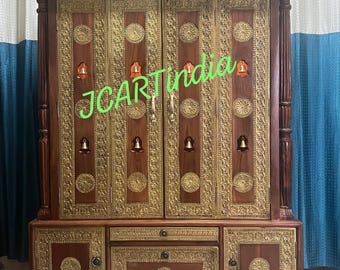 Teak Wood Pooja Mandir| South Indian Chola Pooja Mandpam