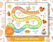 Kids Fall Reading Challenge: November Themed Book Log & Adventure (PDF Download)