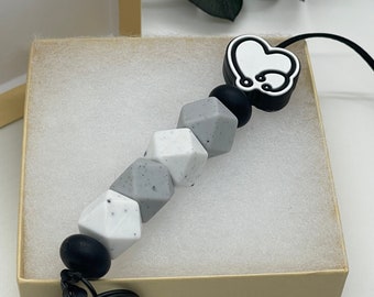 Stethoscope Lanyard, Nurse Gift, Nurse Lanyard, School Nurse Gift, ID Badge Lanyard, Nurse Appreciation Gift, Keychain Lanyard