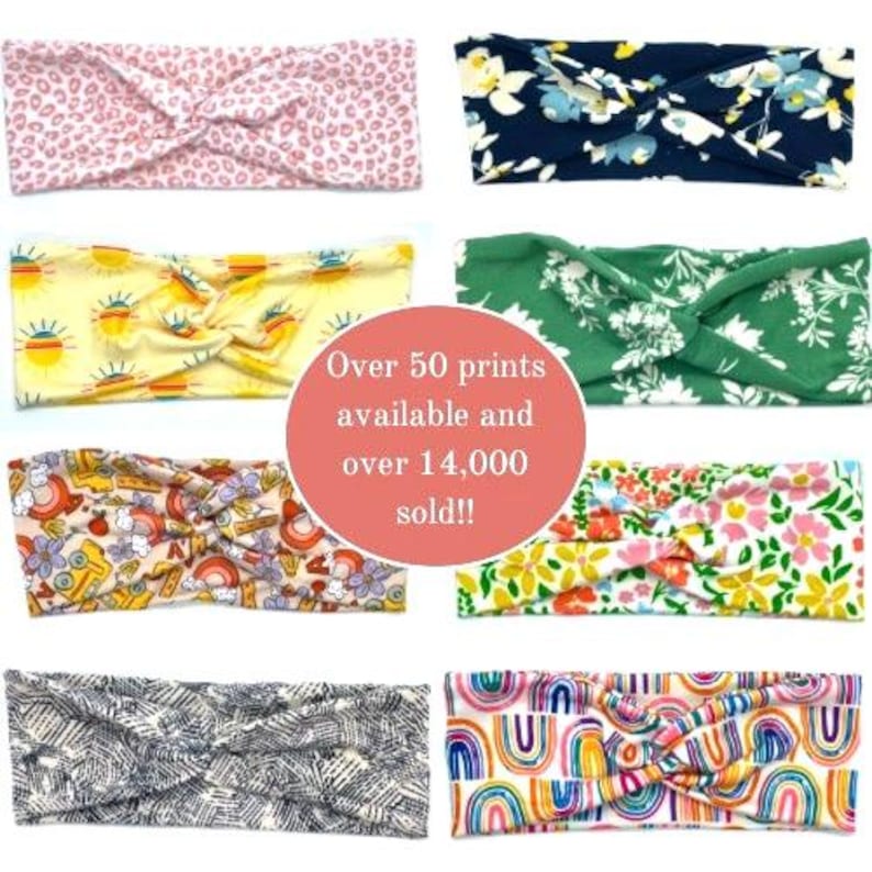 Puede incluir: Una colecci&oacute;n de ocho diademas coloridas y estampadas. Las diademas est&aacute;n hechas de una tela suave y el&aacute;stica y est&aacute;n dise&ntilde;adas para usarse c&oacute;modamente alrededor de la cabeza. Las diademas est&aacute;n disponibles en una variedad de estampados, incluyendo dise&ntilde;os florales, geom&eacute;tricos y abstractos. &iexcl;M&aacute;s de 50 estampados disponibles y m&aacute;s de 14.000 vendidos!