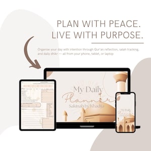 Islamic Daily Planner Quran & Salah Tracker