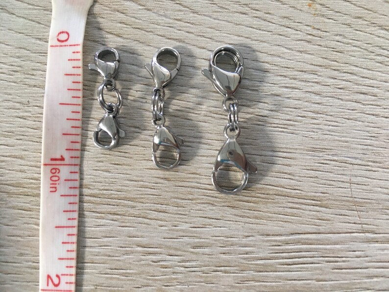 One 304 Stainless Steel Bracelet Extender Charm or pendant Etsy