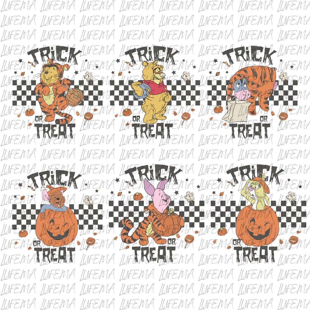 Winnie the Pooh Trick or Treat PNG, Winnie the Pooh Halloween PNG ...