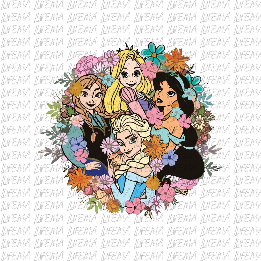 Disney Princess Roses Disney Princesses Flower PNG, Disney Princesses Characters PNG, Disney ...