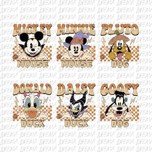 Mickey and Friends Halloween PNG, Mickey Mouse PNG, Disney Halloween PNG, Mickey and Friends Png, Mickey Characters Digital File