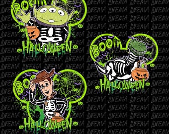 Toy Story Halloween PNG, Toy Story Characters PNG, Disney Halloween PNG, Toy Story Png, Toys Crossing Digital File