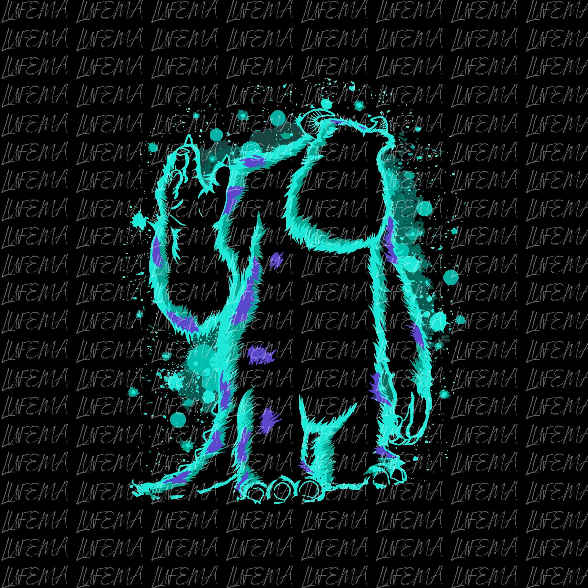 Monster Inc PNG, Monsters We Scare Because We Care PNG, personnages PNG, Monster Png, fichier numérique de personnages de monstre