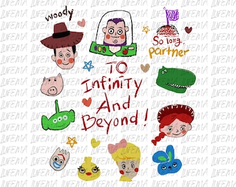 Disney Toy Story PNG, Postacie z Toy Story PNG, Toy Story i Przyjaciele PNG, Toy Story PNG, Cyfrowy plik Toys Crossing