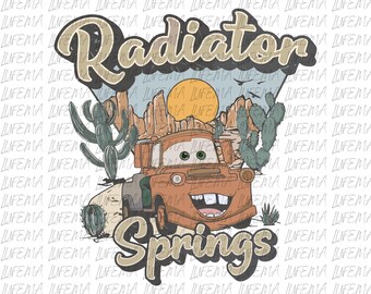 Disney Cars Radiator Springs PNG, McQueen And Friends PNG, Lightning McQueen PNG, Disney Cars Png