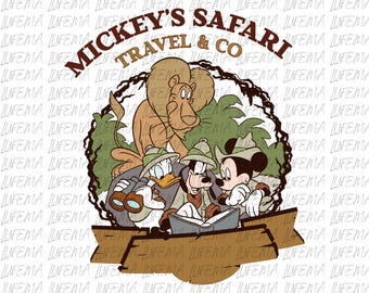 Mickey and Friends Safari PNG, Mickey Mouse PNG, Mickey Characters PNG, Mickey And Minnie Png, Minnie Mouse Png